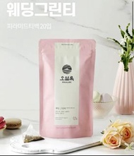 截單日期:4月30日✂️🇰🇷 #Osulloc #濟州島 WEDDING GREEN TEA  #婚禮綠茶三角茶包 20pcs 오설록 웨딩 그린티 파우치 #OY #TEEBAG #茶包 🈹折扣優惠