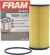 FRAM Tough Guard Replacement Oil Filter TG11784 with SureGrip, Designed for Interval Full-Flow Conve