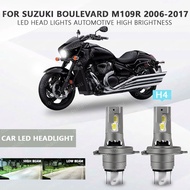 1PCS CANbus For Suzuki Boulevard M109R 06-17 H4 HS1 9003 Motorcycle LED lens Headlight Hi/Lo Beam Bu