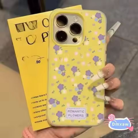 Cute Flowers Bow 2 in1 Phone Case For Vivo Y04 Y04S Y03 Y03T Y02 Y02A Y02T Y02S Y01A Y01 Y5S Y3S Y1S