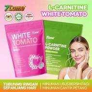 7LUME TTOX & Glow Combo White Tomato 9in1 Superfruits + L-Carnitine Probiotik Organik KKM & Halal