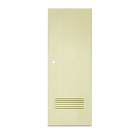 POLY TIMBER ประตู PVC มอก. 80 x 180 ซม. รุ่น2 (เจาะ) |BAN|