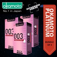 [BUNDLE OF 3] [DISCREET PACKAGING] *Okamoto Hyaluronic 10pcs from Local Supplier*