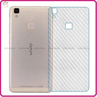 Vivo V3/ V3 Max carbon skin back cover in 3D, black