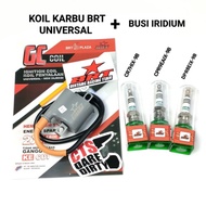 GC SUPER BRT UNIVERSAL CARBURETOR COIL FREE IRIDIUM SPARK PLUG