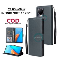 flip wallet for INFINIX NOTE 12 2023 premium casing handphone case