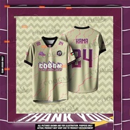 【Free Custom Name & Number】Purple Classic Futsal Football Baju NFL Jersey Custom Name Volta Jersey