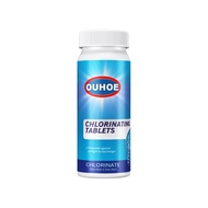 Ouhoe effervescent tablets swimming pool effervescent cleaner pool effervescent tablets cleaner ster