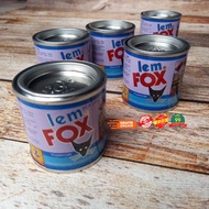Lem FOX kaleng 70gr BIRU/lem serbaguna/lem super/lem karet/fox biru