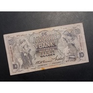 Uang Kuno 10 Gulden Seri Wayang Tahun 1938 (VF) PT 08537