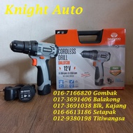 DAEWOO DALD138 Cordless Drill 12V c/w 2 Battery 1 Charger ID35457