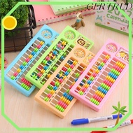 GERTRUD Abacus Calculation, 7 Beads Puzzle Toy Mental Abacus Calculation, Plastic Education Statione