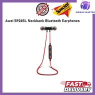 Awei B926BL Neckbank Bluetooth Earphones With Mic Wireless Bluetooth Headphones Hifi Bass Earbuds Sports Headset