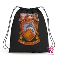 PUSAMANIA BORNEO Football Backpack Drawstring Bag