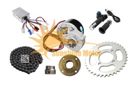 (สต๊อกในไทย) ชุดคิทมอเตอร์สามล้อไฟฟ้า DC24V 350W Electric Tricycle Ebike Conversion Kit Brushless Ge