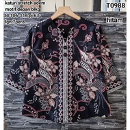 T0988 lgn 7per8 batik Blouse