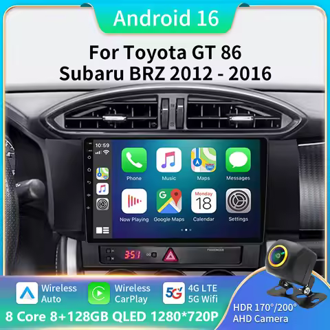 Android 16 For Subaru BRZ Scion FRS Toyota GT86 GT 86 2012 - 2021 LHD RHD Car Radio Mutimedia Carpla