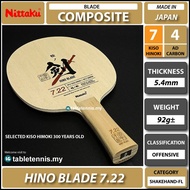 Nittaku Blade Hino Blade 7.22 Composite Carbon Blade Table Tennis Paddle Bat