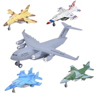 Ailejia Toy Airplane Die Cast Metal Toy Aircraft Set of 5, Military Aircraft Fighter Trucks Vehicle