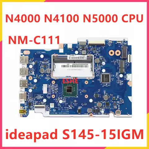 For Lenovo ideapad S145-15IGM S145-14IGM Laptop Motherboard With N4100 N5000 CPU 5B20S42285 5B20V829