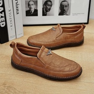 Internet celebrity spring new low top small leather shoes business casual shoes sailing boat shoes