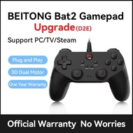 Beitong Gamepad Bat 2 Wired D2 Gaming TV PC steam Plug and Play PC360 Set-top Box NBA Bat D2E Black 
