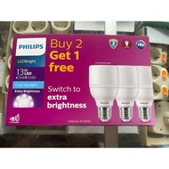 PUTIH Philips MULTIPACK LED BRIGHT 13W LED E27 White