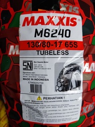 Ban Luar Motor Maxxis 130 80 - 17 ON OFF semi trail M6240 japstyle dual purpose Tubeless Supermoto KLX CRF Byson Vixion besar