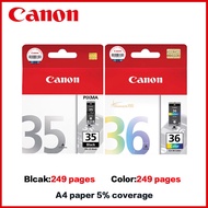 Canon 35สีดำ + 36ตลับผงหมึกสีสำหรับ PIXMA IP100 IP110 TR150 PGI-35 PGI35 CLI-36 CLI36