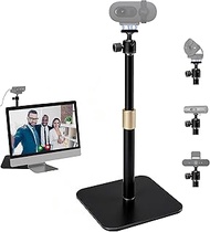 Brio-101 Webcam Tabletop Holder,17'' Magnet Webcam-Stand Tripod Mount Compatible with Logitech Brio 