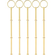 5 Wedding Metal Gold 3 Tier Cake Stand Center Handle Rods Fittings Kit
