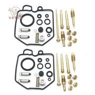 for  Hawk 400 CB400T CB400 N 1980-81 Carburetor Repair  Rebuild Kit 2 Sets