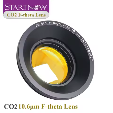 Startnow CO2 F-Theta Scan Lens 106um Field Lens 210x210 FL30Omm M85X1 Thread 10.6um For Galvo System