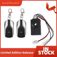 【hon04kandizi.my】Ebike Alarm System 36V 48V 60V 72V with Two Switch for Electric Bicycle/Scooter Ebi