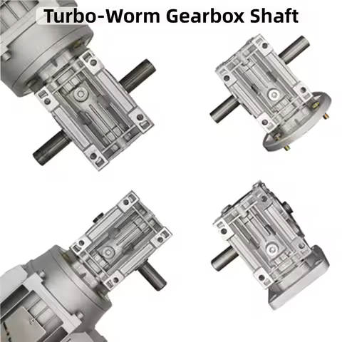 Single/Double 14/18mm Output Shaft for NMRV030/NMRV040 Turbo-Worm Gearbox Worm Gear Reducer Accessor