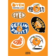 OYEN Limited Sticker Pack - Laptop Stickers Hipster Cute Coffee Vibes Stickers