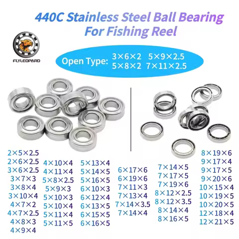 10Pcs SMR74ZZ ABEC-9 Bearing Stainless Steel Ball Bearing 4x7x2.5 3x6x2.5 3x8x4 4x9x4 6x10x3 9x17x5