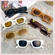 【SH】Unisex Fashion Trendy Small Square Frame Sunglasses Retro UV Resistant Sunglasses SH