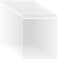 ZBEIVAN 100 Pack 11 1/4" x 14 3/16" Acid-Free Crystal Clear Sleeves Storage Bags for 11x14 Art Print