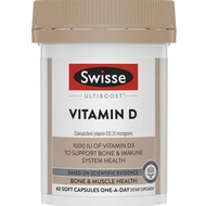 Swisse Ultiboost Vitamin D3 60 Caps  EXP:07/2028