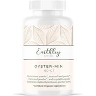 Earthley Wellness Oyster-Min, Oyster Meat Powder, Provides Natural Energy & Supports Immunity (60 Ca