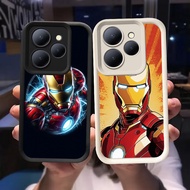 Q-1 Iron Man Black white Case for Tecno Spark POP 20C 7 20 Go Go1s 9 Go1 2023 2024 Pro