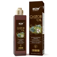 100% Pure Castor Oil -Cold Pressed For Hair, Nails, Eyebrow, and Eyelash Growth For Women &amp; Men - Intense Moisturizer 200ml