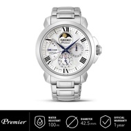 Terbaru Jam Tangan Pria Seiko Premier Kinetic Direct Drive Moon White