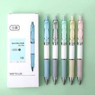 5PCS/Pack 0.5MM  Gel Pen Sets Black Refill Writing Gel Ink Pen Quality Student Stationery Pen School Supply