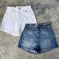 Cotton On Highwaisted Front Pocket Denim Shorts (Stretchable) 牛仔短裤 短褲女 短褲 女裝 2025新款