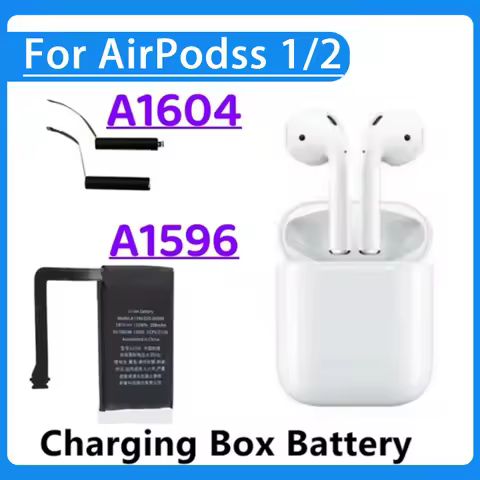 High Quality Battery For Airpods 1st 2nd A1604 A1523 A1722 A2032 A2031 Air Pods 1 Air Pods 2 Replace
