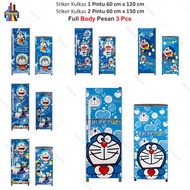 Refrigerator Stickers, Refrigerator Wallpaper Stickers, 1 and 2 Doors, Cute Doraemon Characters