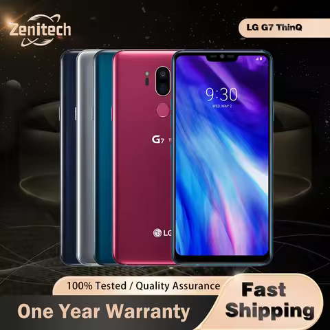 LG G7 ThinQ G710N US version LTE Original Unlocked Mobile phone Octa Core 16MP Camera 6.1" 64G ROM 4