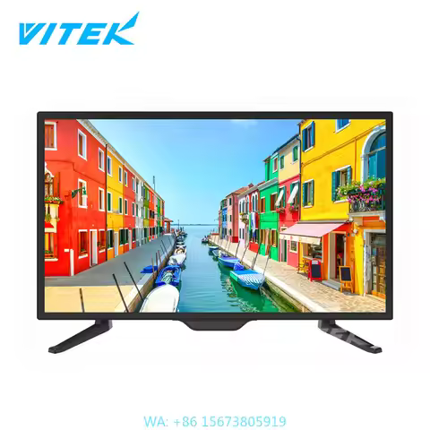 Mini 20" 24" LED Television TV with Battery, Solar Powered 12V Television 24 LED TV, Car Truck Telev